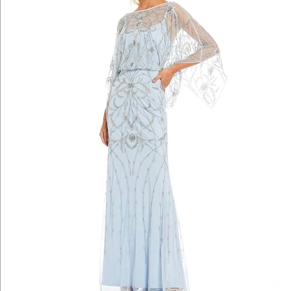 Aidan mattox fully beaded gown